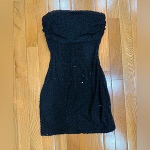 Windsor Black Strapless Dress